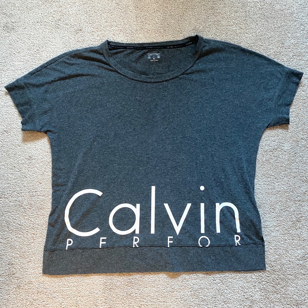 Calvin Klein Performance Soft Grey T Shirt-XL